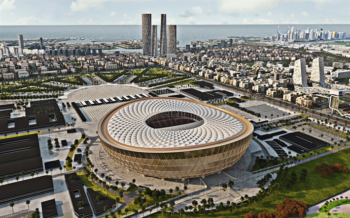 Chiêm ngưỡng 2 sân vận động World Cup 2022 tại Qatar do nhà thầu Việt Nam cung ứng thiết bị kết cấu thép - Ảnh 4.