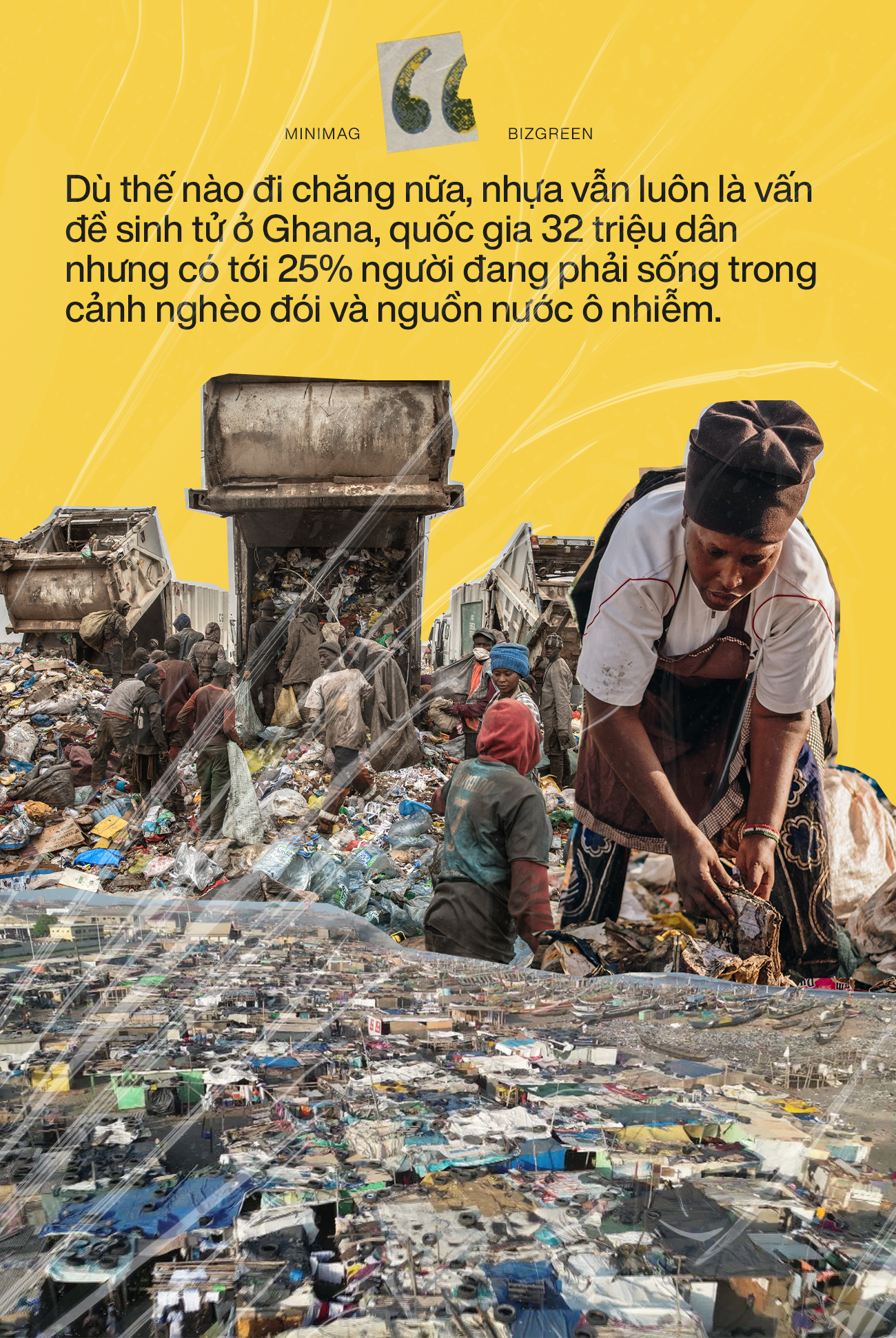 Tây Phi ‘chìm’ trong nhựa: Chưa đến 0,1% phế liệu được tái chế, một thị trấn trở thành nơi để các tổ chức môi trường làm ‘phông bạt’ - Ảnh 5.