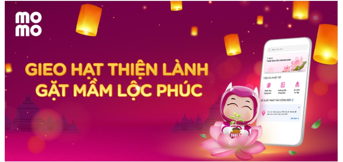 Cúng dường online trên Ví điện tử Momo, cần thể hiện rõ thông tin của người gửi và người nhận - Ảnh 1.