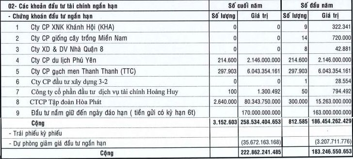 Ôm hàng triệu cổ phiếu HPG, một doanh nghiệp đá báo lãi quý 4/2022 giảm gần 65% - Ảnh 3.