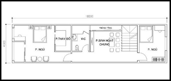 Tư vấn xây nhà mặt phố diện tích 81m2 để cho thuê tầng 2 mà vẫn đảm bảo sinh hoạt - Ảnh 8.