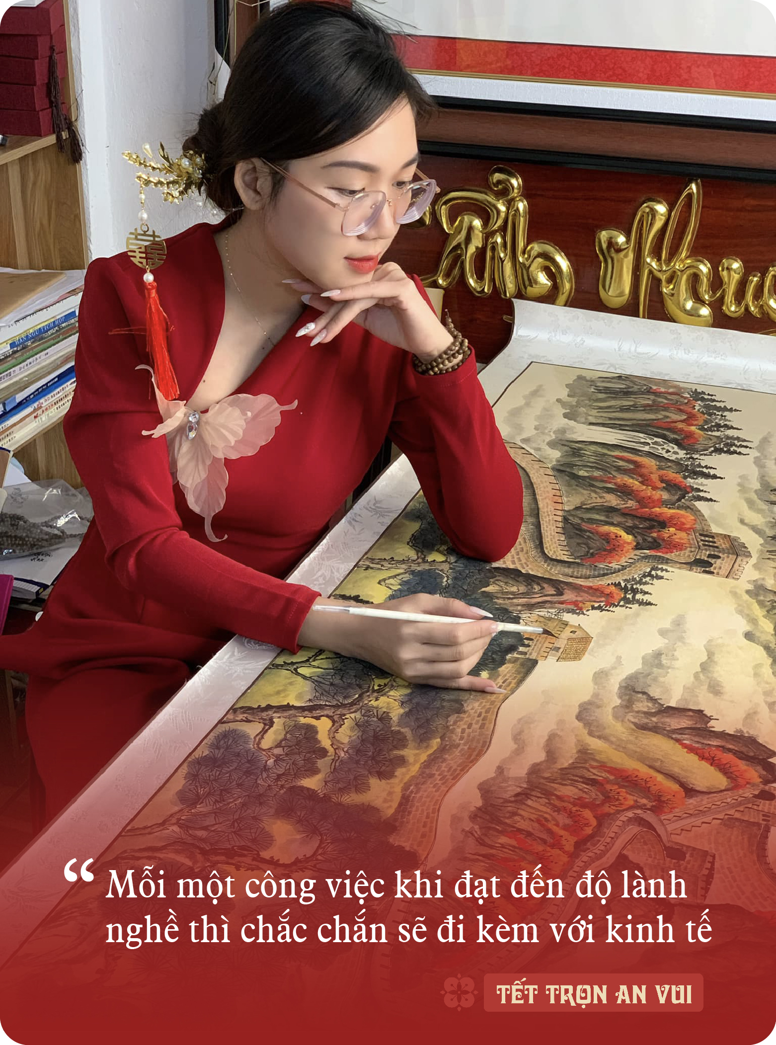 "Cô đồ” 9x có thu nhập đáng nể: Đến với nghề từ tình yêu con chữ, tiết lộ xin chữ “Tài” mà thiếu điều này thì khó thành công - Ảnh 2. "Cô đồ” 9x có thu nhập đáng nể: Đến với nghề từ tình yêu con chữ, tiết lộ xin chữ “Tài” mà thiếu điều này thì khó thành công - Ảnh 2.