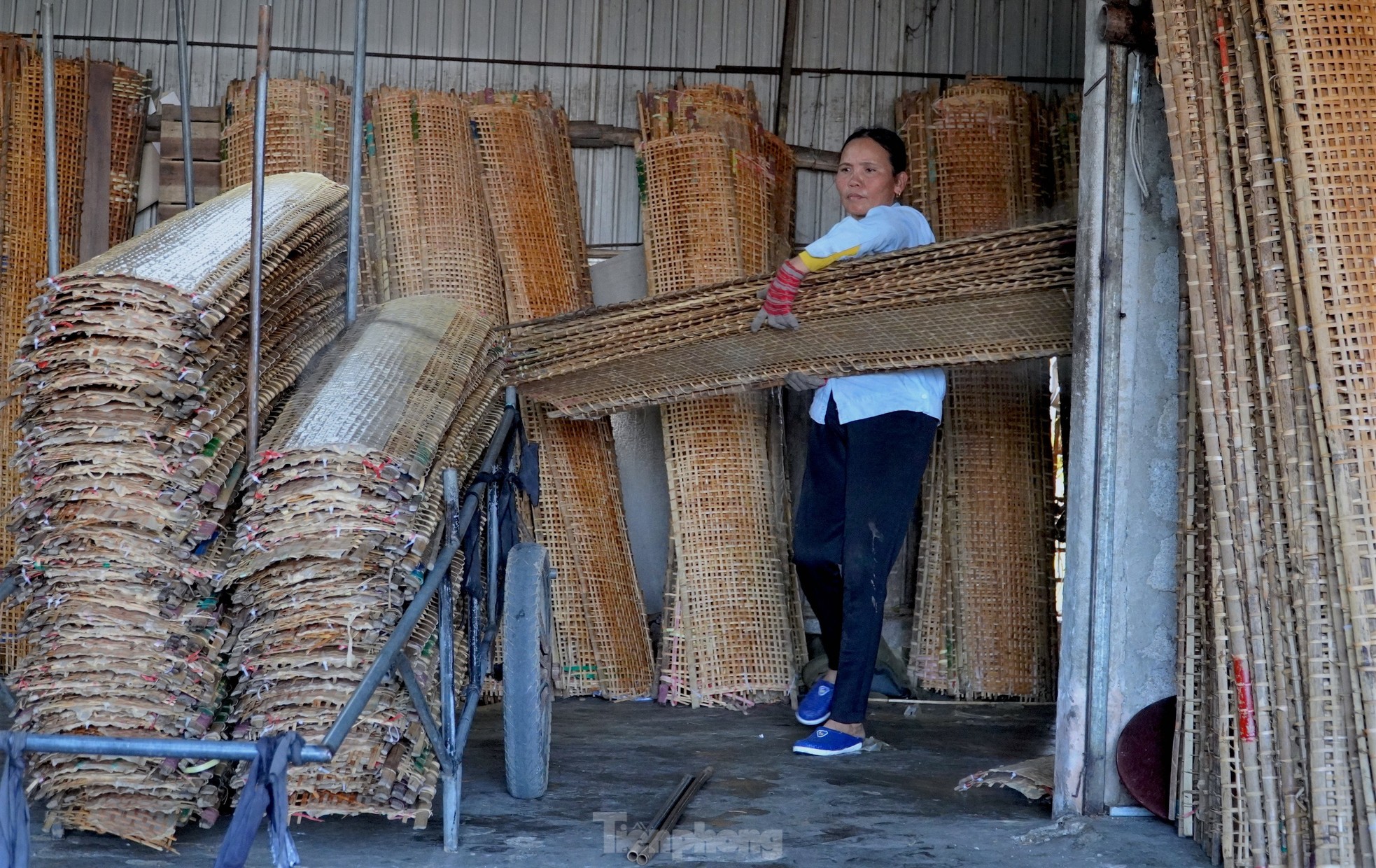 Tất bật ngày đêm làm bánh đa nem vụ Tết, kiếm tiền triệu mỗi ngày - Ảnh 3.