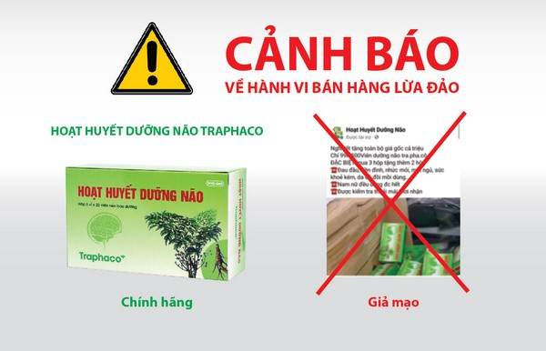 99.000 đồng 5 hộp thuốc huyết dưỡng não Traphaco thì ra là 'hàng nhái' - Ảnh 1.