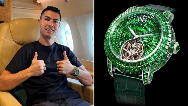 Choáng với chiếc đồng hồ 19,5 tỷ đồng của Ronaldo - Ảnh 1.