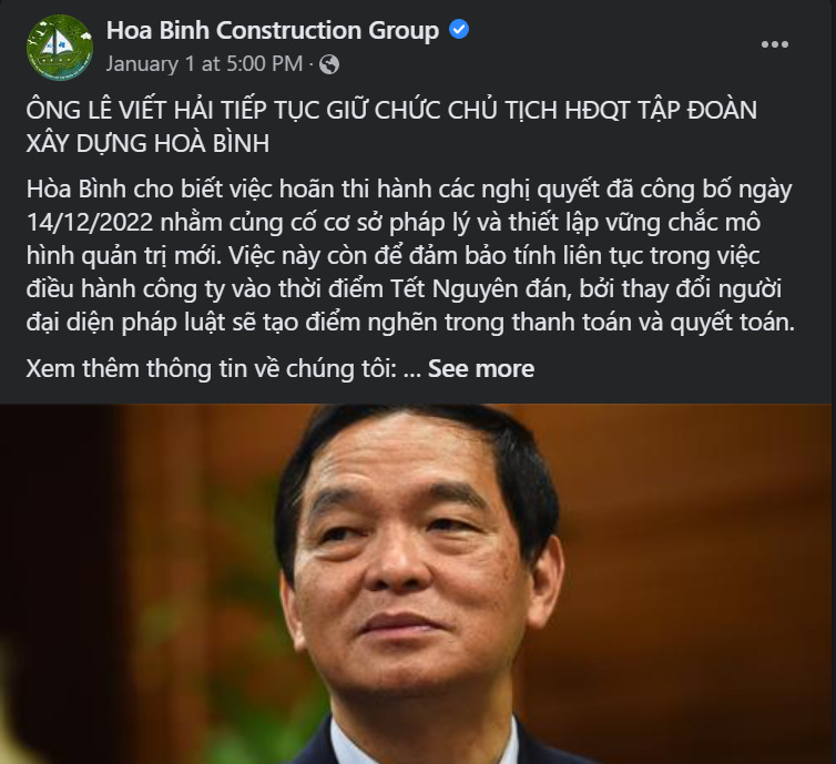 'Thế trận' ở Xây dựng Hòa Bình - Ảnh 2.