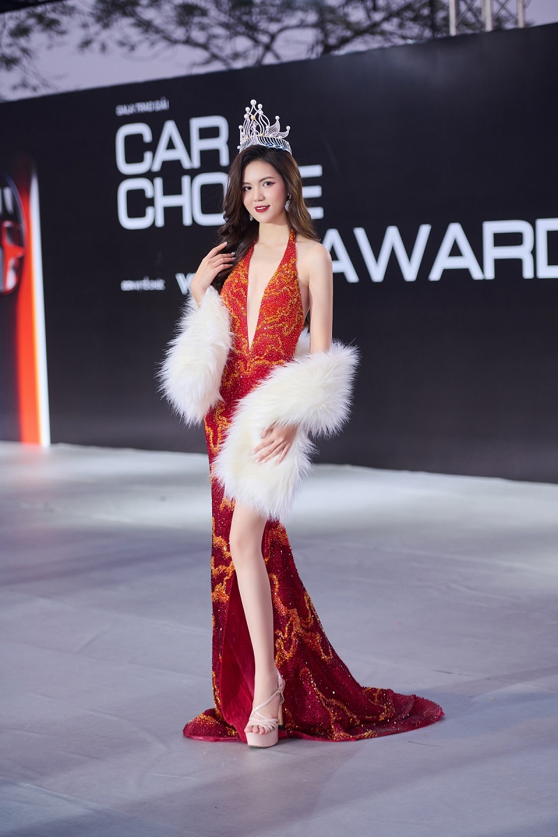 Hoa hậu Lương Kỳ Duyên cực xinh đẹp tại Gala Car Choice Awards 2022 - Ảnh 3.
