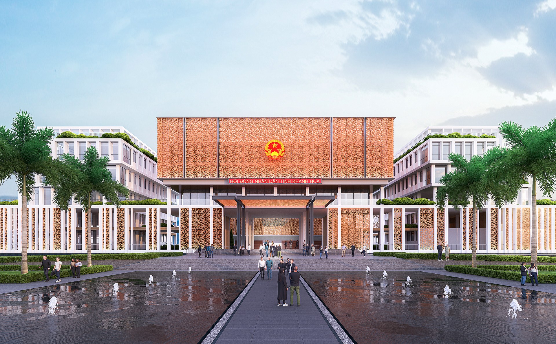 Phối cảnh trụ sở mới của ba cơ quan tỉnh Khánh Hòa - Ảnh 5.