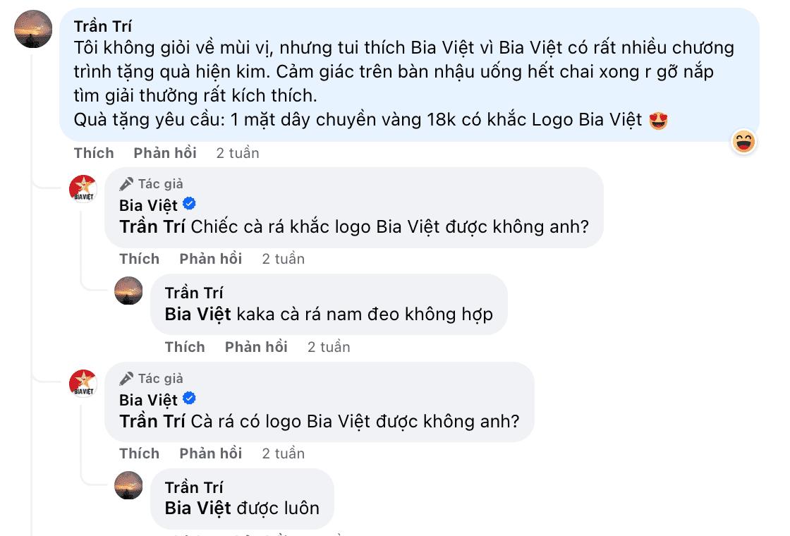 Bia Việt chiều fan: tung phiên bản mới đậm chất Việt, tặng quà theo ý thích - Ảnh 4. Bia Việt chiều fan: tung phiên bản mới đậm chất Việt, tặng quà theo ý thích - Ảnh 4.