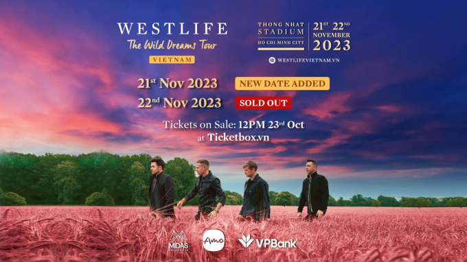 HOT: Concert Westlife mở thêm đêm diễn thứ 2 tại Việt Nam, liệu tốc độ bán vé có thần tốc như đêm đầu? - Ảnh 1.