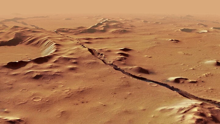 Trận động đất mạnh nhất Sao Hỏa: Hé lộ nguyên nhân bất ngờ - Ảnh 1.