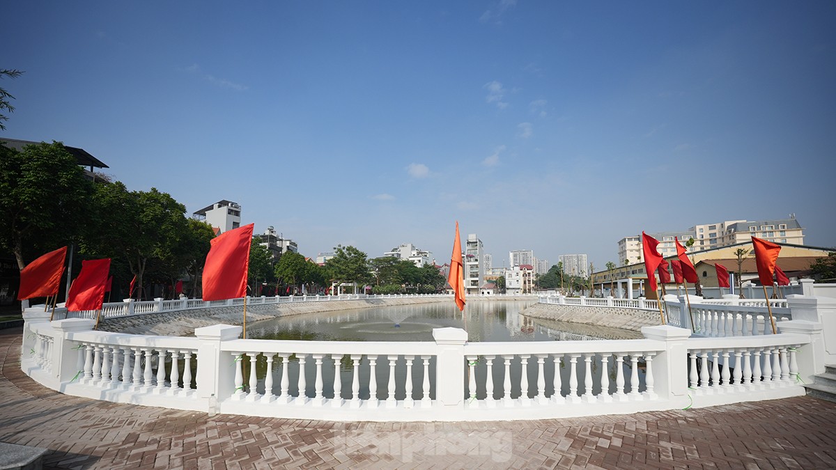 Khám phá công viên rộng gần 14.000m2 vừa khánh thành ở Long Biên - Ảnh 4.