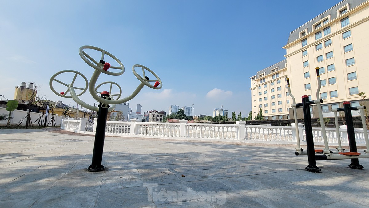 Khám phá công viên rộng gần 14.000m2 vừa khánh thành ở Long Biên - Ảnh 9.