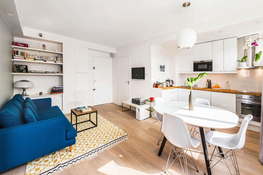 Cải tạo bỏ bớt phòng ngủ cho đỡ bí và bố trí nội thất cho căn hộ 70m2 ở Hà Nội - Ảnh 3. Cải tạo bỏ bớt phòng ngủ cho đỡ bí và bố trí nội thất cho căn hộ 70m2 ở Hà Nội - Ảnh 3.