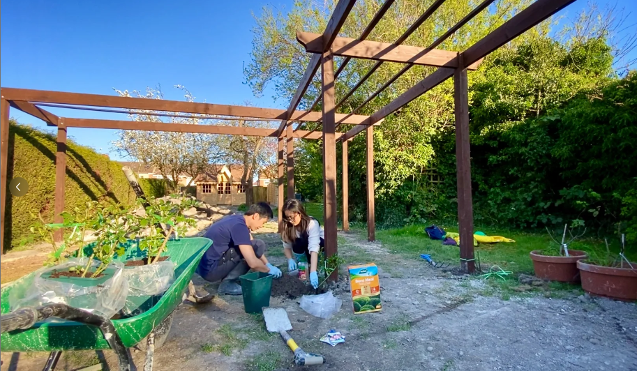 Vợ chồng trẻ cải tạo sân sau thành công viên mini: Trên đời chỉ cần một khu vườn thế này là đủ!