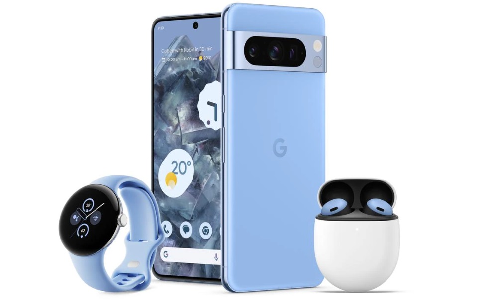 Google ra mắt điện thoại Pixel 8 và đồng hồ thông minh - Ảnh 1.