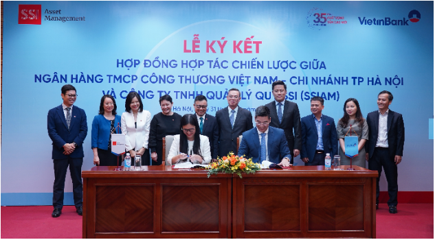VietinBank TP. Hà Nội và SSIAM ký kết thỏa thuận hợp tác chiến lược - Ảnh 1.