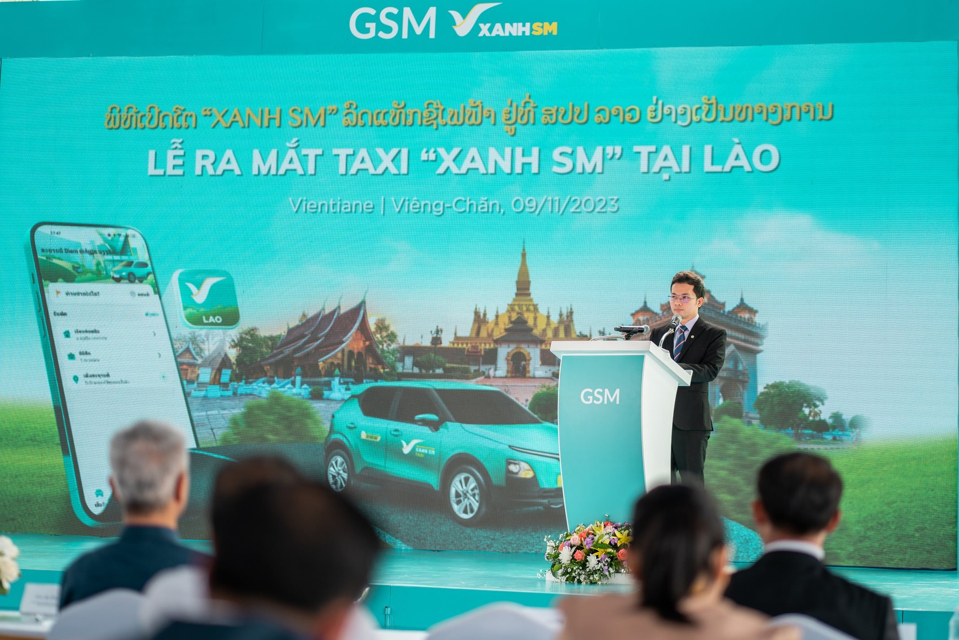 Taxi của tỷ phú Phạm Nhật Vượng chính thức hoạt động tại Lào, dự kiến nâng lên 1.000 xe - Ảnh 4.