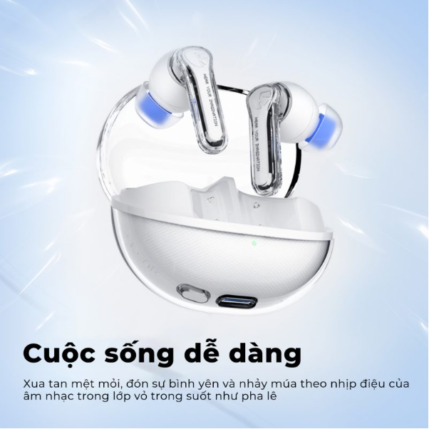 Trình làng Soundpeats Clear: thiết kế trong suốt, công nghệ hiện đại, pin dùng 40 giờ - Ảnh 2. Trình làng Soundpeats Clear: thiết kế trong suốt, công nghệ hiện đại, pin dùng 40 giờ - Ảnh 2.