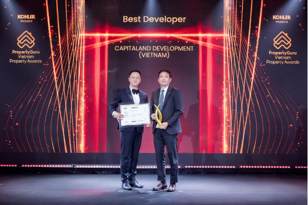 CapitaLand Development “bội thu” tại giải thưởng bất động sản Việt Nam PropertyGuru 2023 - Ảnh 1.