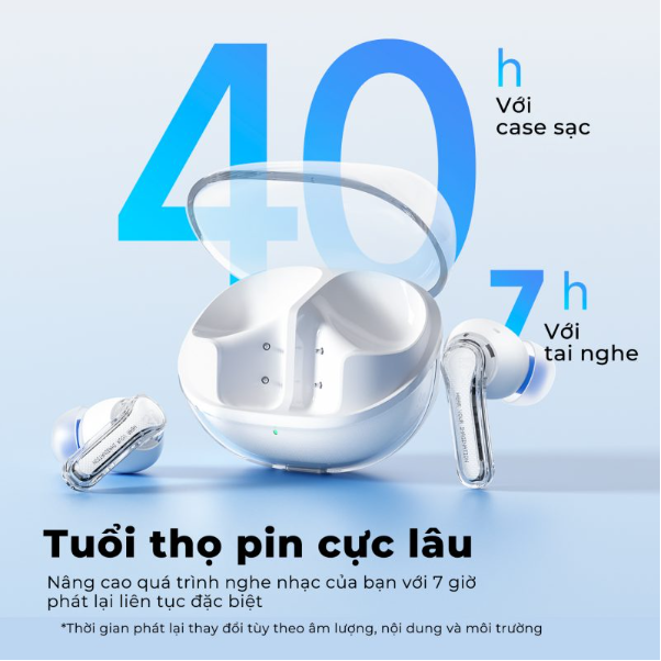 Trình làng Soundpeats Clear: thiết kế trong suốt, công nghệ hiện đại, pin dùng 40 giờ - Ảnh 4. Trình làng Soundpeats Clear: thiết kế trong suốt, công nghệ hiện đại, pin dùng 40 giờ - Ảnh 4.