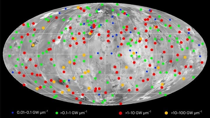 Bản đồ mới cho thấy núi lửa 'làm loạn' trên Mặt trăng bùng nổ nhất Hệ Mặt trời - Ảnh 1.