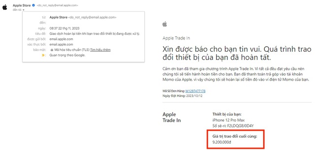 Người dùng Việt mất trắng chiếc iPhone cũ sau khi &quot;Thu cũ đổi mới&quot; trên Apple Store Online - Ảnh 4.