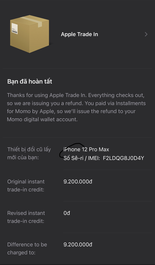 Người dùng Việt mất trắng chiếc iPhone cũ sau khi &quot;Thu cũ đổi mới&quot; trên Apple Store Online - Ảnh 3.