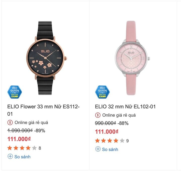 Siêu thị điện máy giảm 90% giá, đồng hồ đeo tay chỉ còn hơn 100.000 đồng - Ảnh 1.