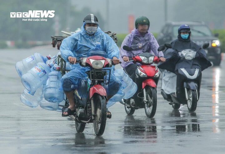 Không khí lạnh tràn về, miền Bắc đón mưa hạ nhiệt - Ảnh 1.