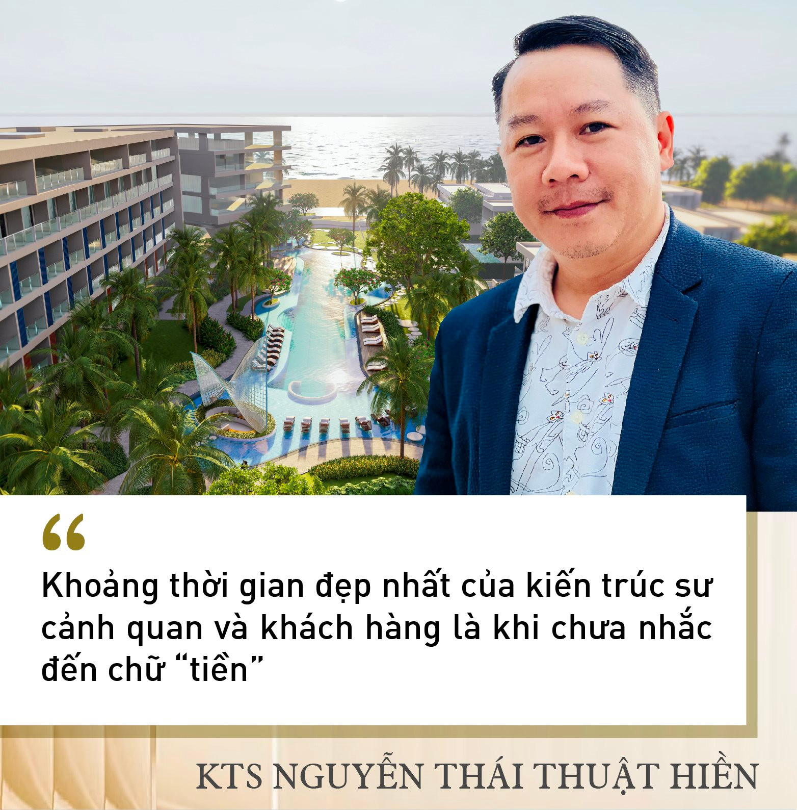 KTS Nguyễn Thái Thuật Hiền: Làm thiết kế cảnh quan như cho khách đeo đồng hồ Rolex, phải tiếp cận với người nhiều tiền mới sống được với nghề - Ảnh 4.