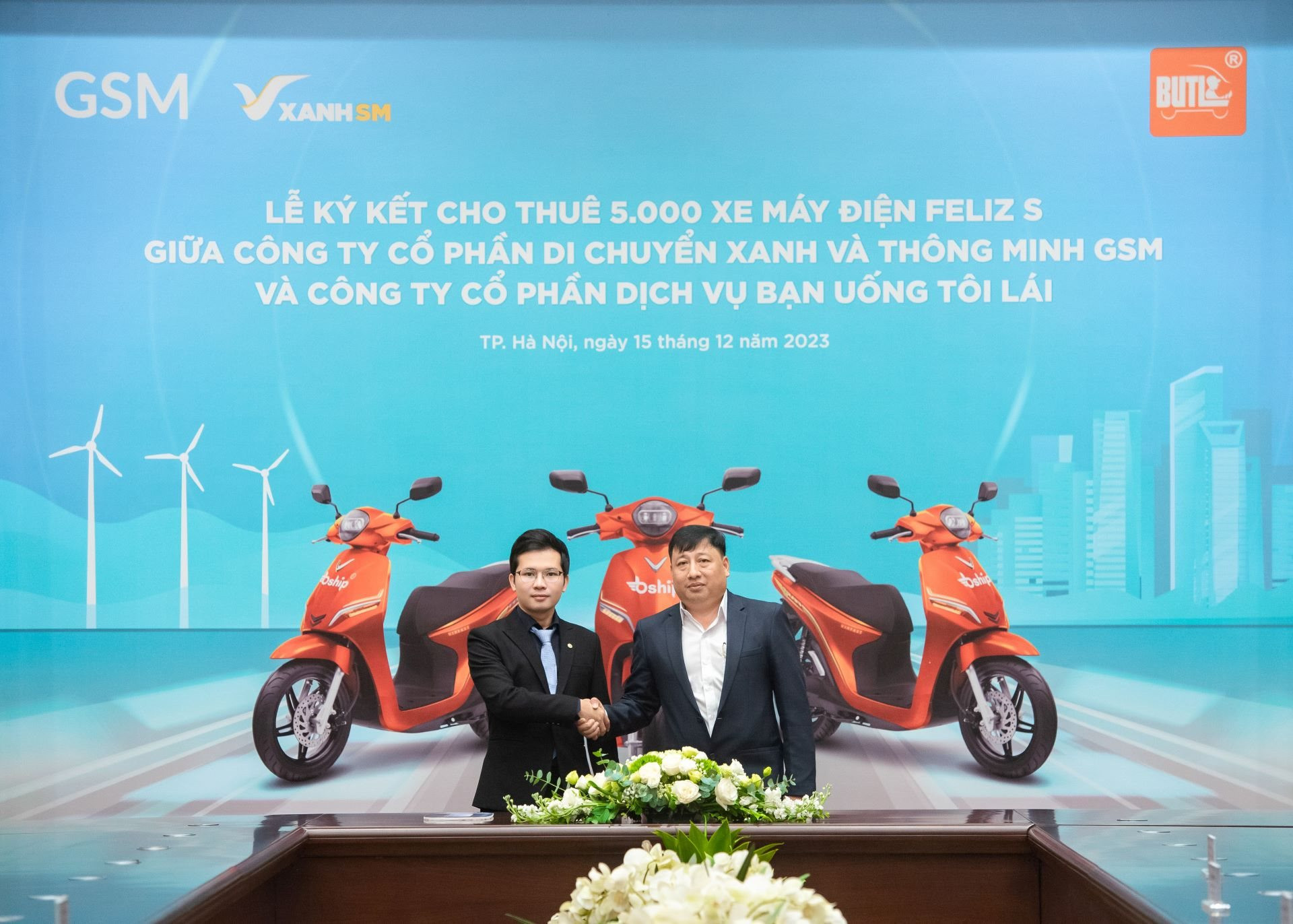 Công ty &quot;Bạn Uống Tôi Lái&quot; thuê 5.000 xe máy điện VinFast từ GSM, triển khai dịch vụ tại 13 tỉnh miền Tây Nam Bộ - Ảnh 1.