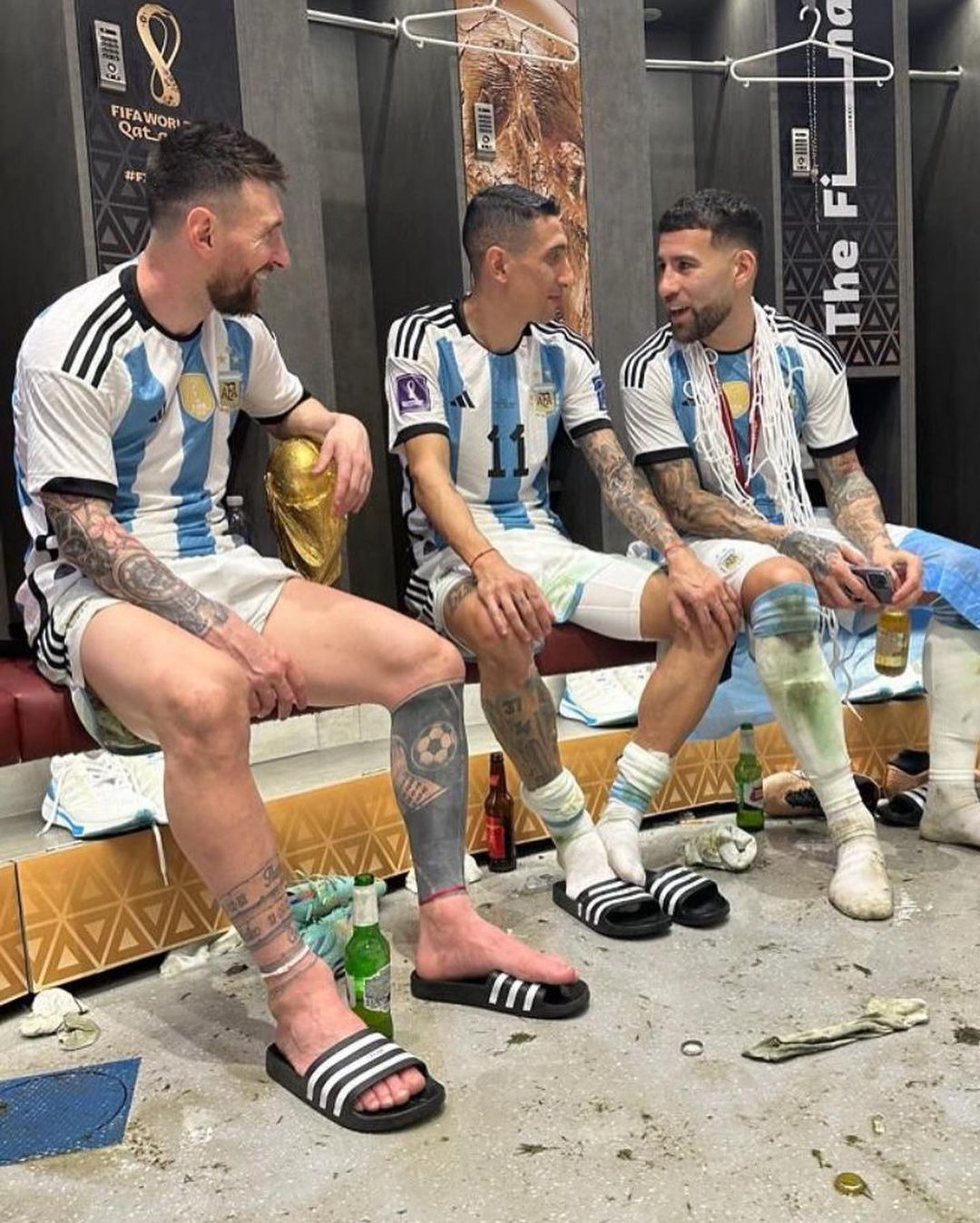 A year after the World Cup championship, Messi shared special pictures and insisted this was 