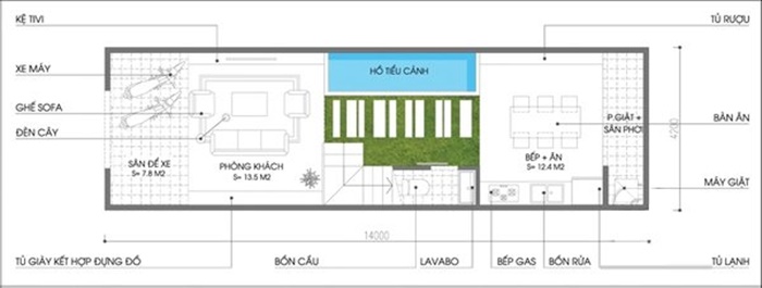 KTS tư vấn và bố trí nội thất cho nhà phố mặt tiền 4,2 mét nhưng có đến 6 phòng ngủ- Ảnh 1.