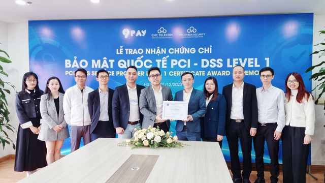 Cổng thanh toán 9Pay đạt chứng chỉ bảo mật quốc tế PCI DSS cấp độ cao nhất - Ảnh 1.