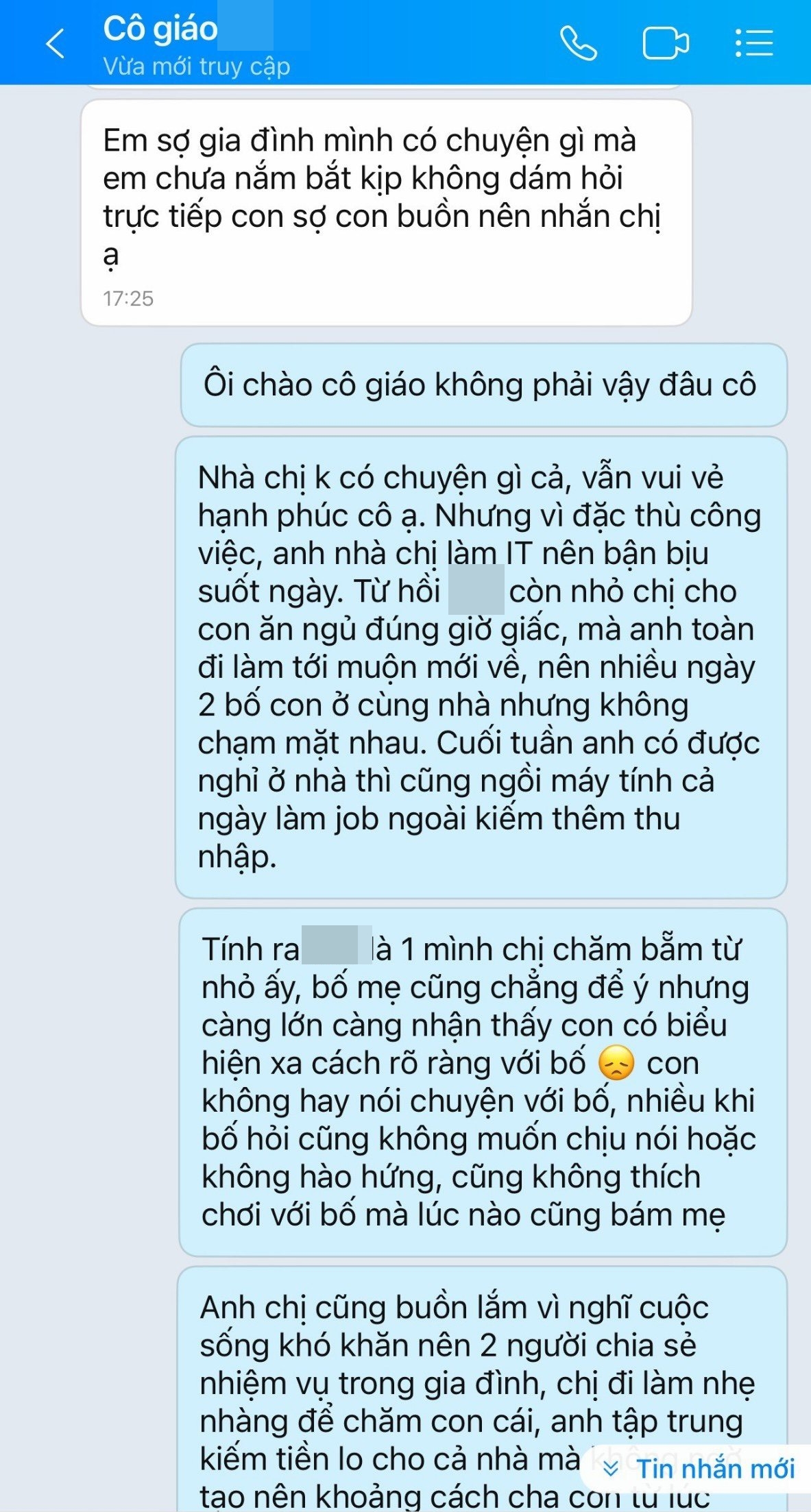 Con gái vẽ bức tranh chỉ có 2 mẹ con, cô giáo quyết định tâm sự với người mẹ và sự thật lặng người- Ảnh 2.