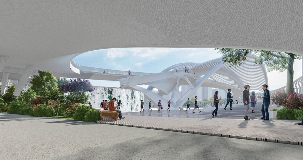 Cầu đi bộ nghìn tỷ vượt sông Sài Gòn, quy mô 'khủng' nhất Việt Nam được thiết kế thế nào? - Ảnh 4.