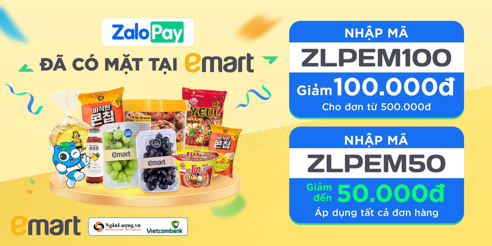 Mua sắm Emart, thanh toán ZaloPay để nhận ưu đãi lên đến 100.000 đồng - Ảnh 1.