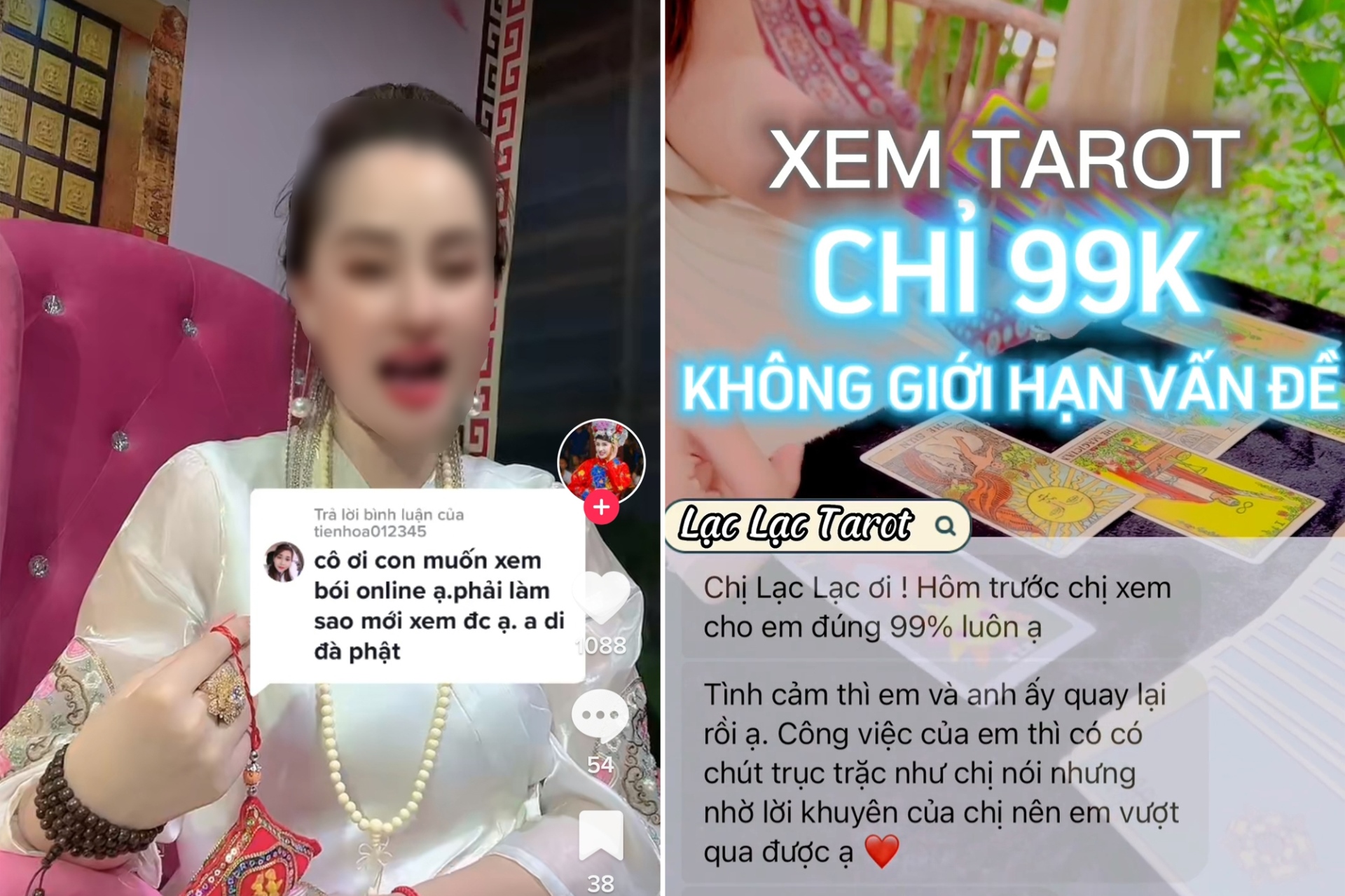 Bói toán nhan nhản TikTok: Tuyên truyền mê tín dị đoan, văn hóa độc hại lan rộng - Ảnh 4.