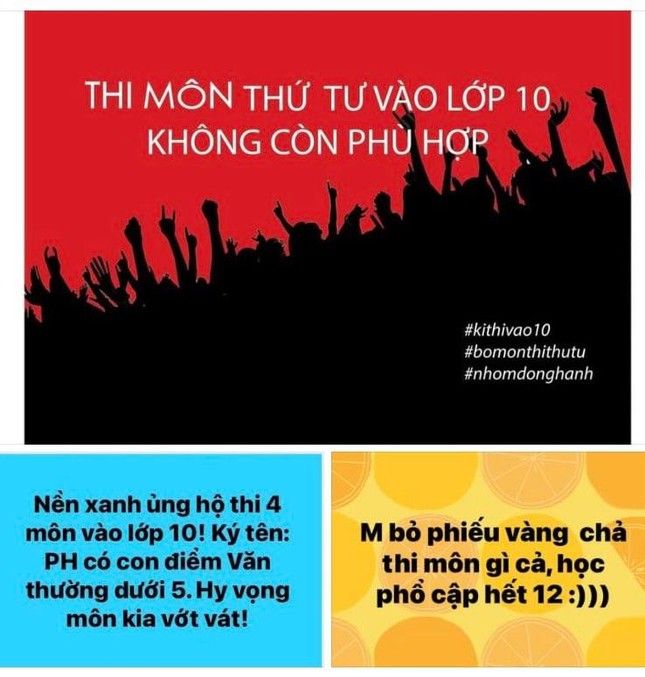Hà Nội: Nhiều ý kiến quanh vấn đề tổ chức môn thi thứ tư vào lớp 10 - Ảnh 3.