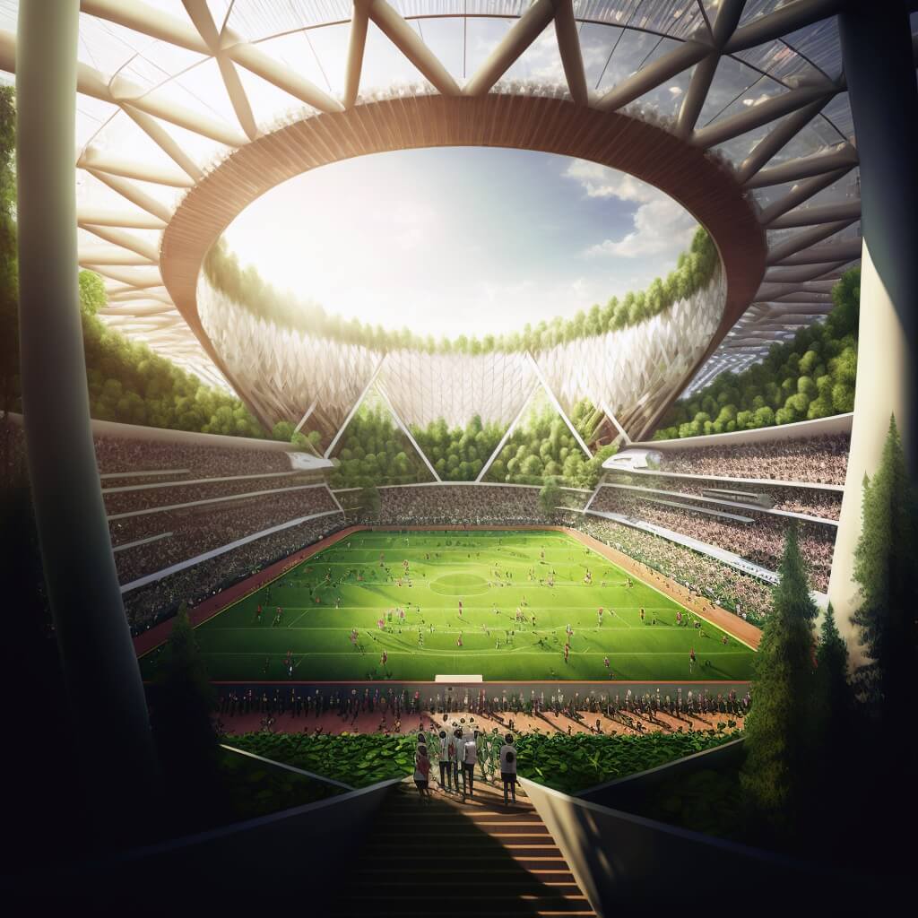 Công trình không tưởng có thể xuất hiện tại World Cup 2026: SVĐ nổi xây dựng bằng vật liệu tái chế, di chuyển hoàn toàn bằng năng lượng tái tạo - Ảnh 6.