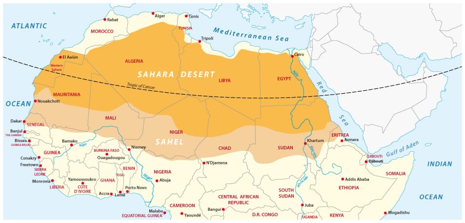 Điều gì sẽ xảy ra nếu chúng ta biến sa mạc Sahara trở thành một quả pin năng lượng Mặt Trời? - Ảnh 3.