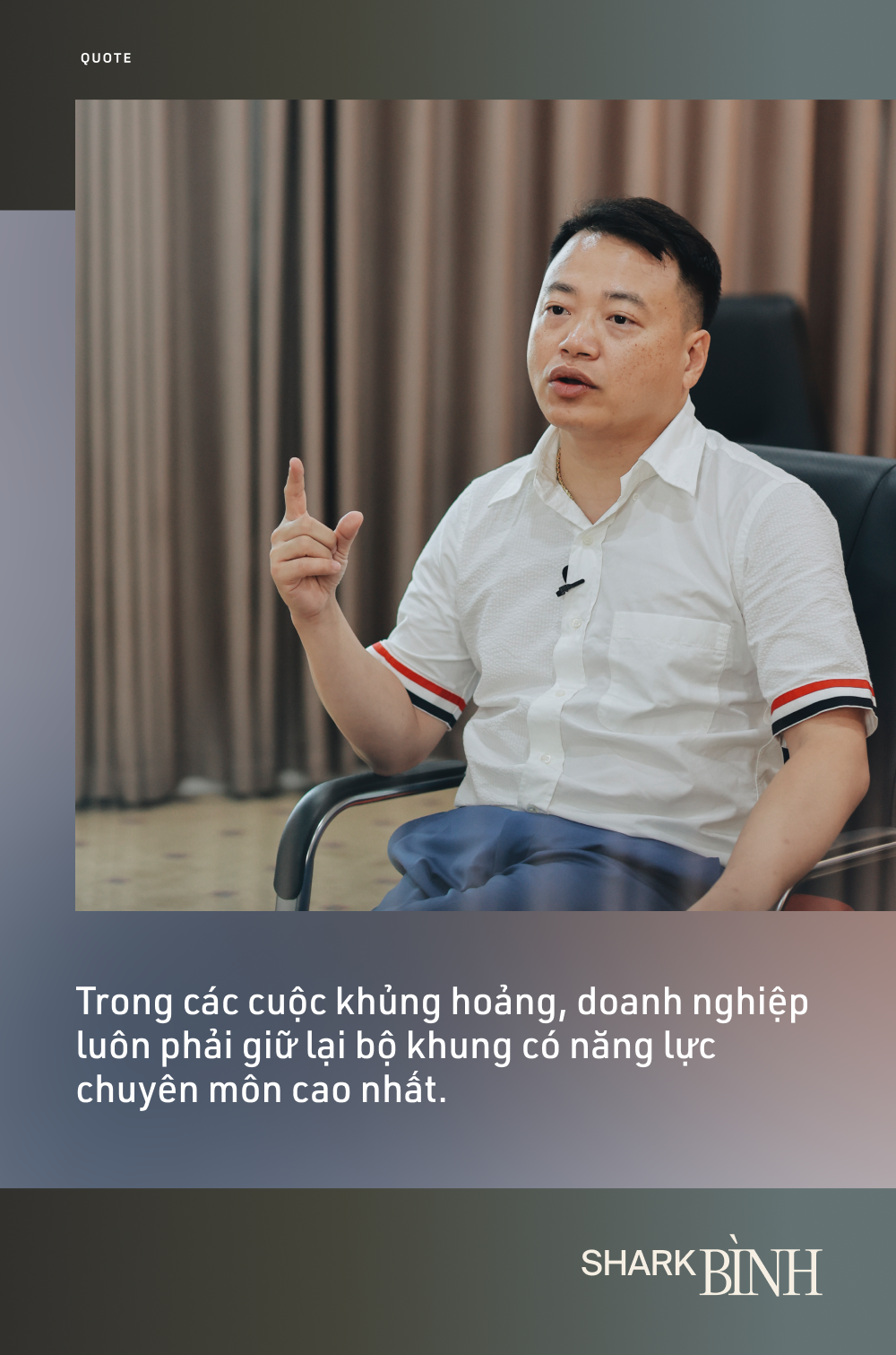 Shark Bình: Bây giờ không thể giám sát nhân sự như quản đốc với công nhân, cái tài ở chỗ trả lương xứng đáng và được việc cho mình! - Ảnh 3.