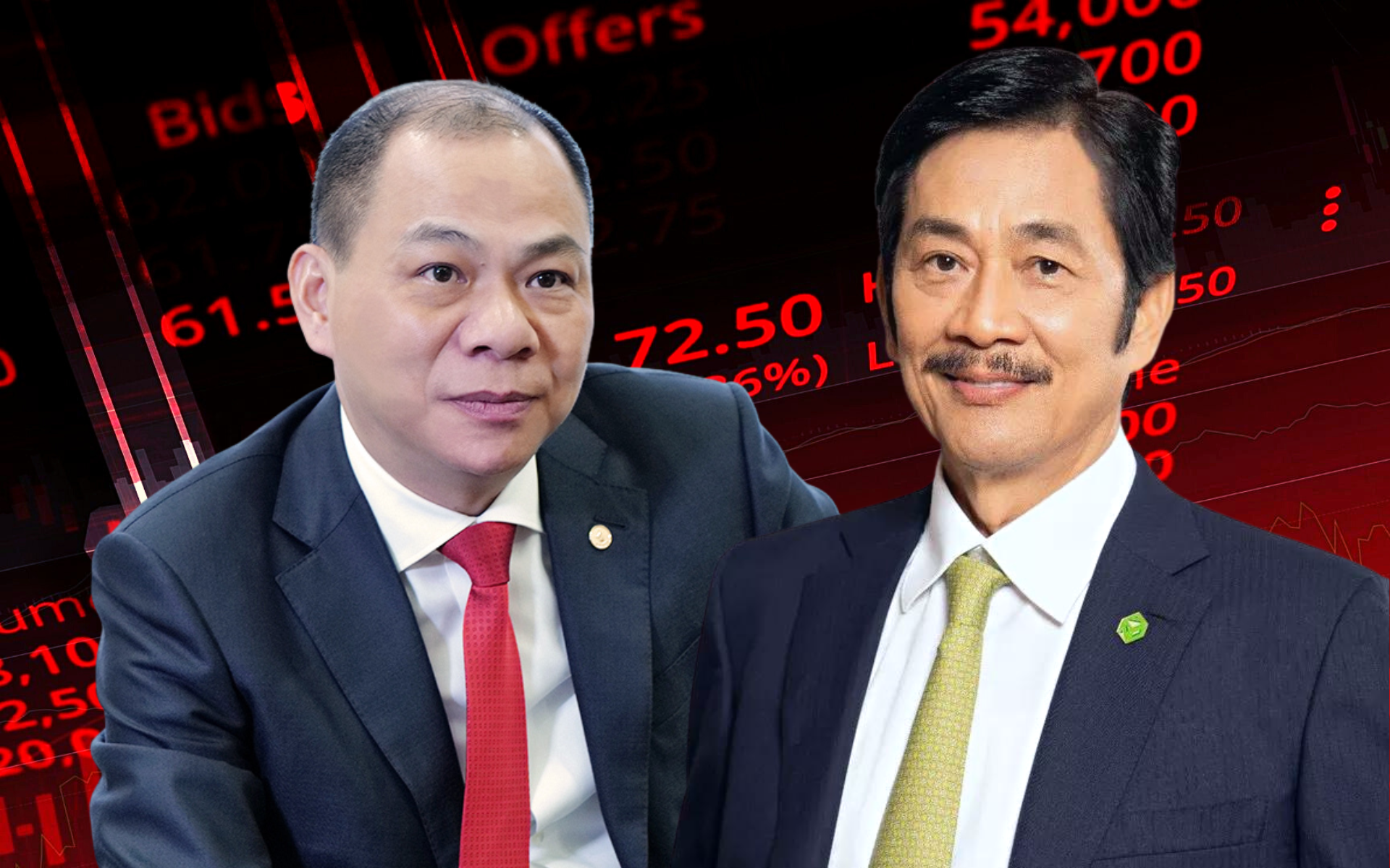 Top người giàu tuần đầu tháng: Vỏn vẹn 3 người không bị &quot;mất tiền&quot;, ông Bùi Thành Nhơn &quot;kiếm&quot; nhiều nhất, CEO VNG gia nhập nhóm sở hữu tài sản nghìn tỷ - Ảnh 1.