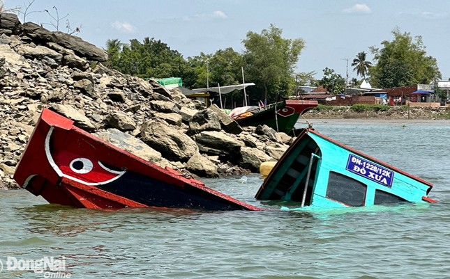 Nguyên nhân ban đầu vụ lật thuyền chở khách trên sông Đồng Nai - Ảnh 1.