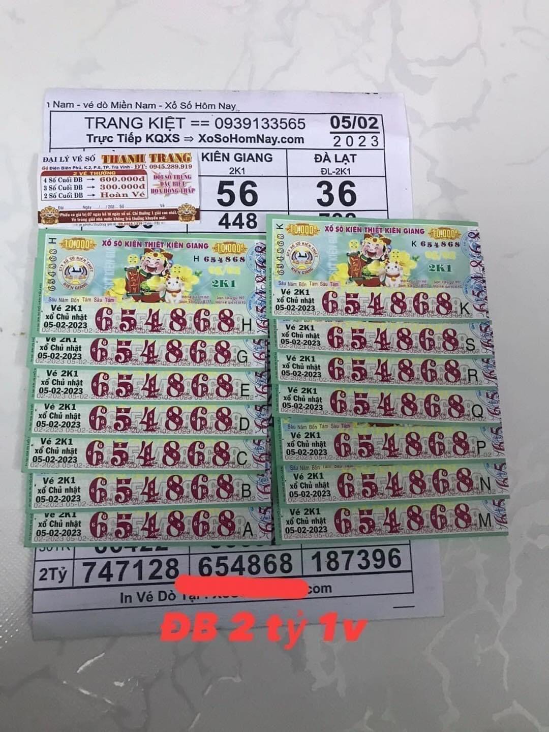 Xôn xao đại lý bán 14 tờ vé số trúng giải đặc biệt 28 tỉ đồng - Ảnh 2. Xôn xao đại lý bán 14 tờ vé số trúng giải đặc biệt 28 tỉ đồng - Ảnh 2.