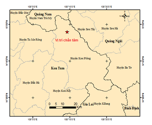 Hơn 10 trận động đất từ sau Tết ở Kon Tum - Ảnh 1.