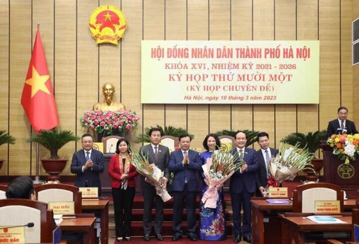 Giám đốc Sở Nội vụ Vũ Thu Hà được bầu làm Phó Chủ tịch UBND TP Hà Nội - Ảnh 1.