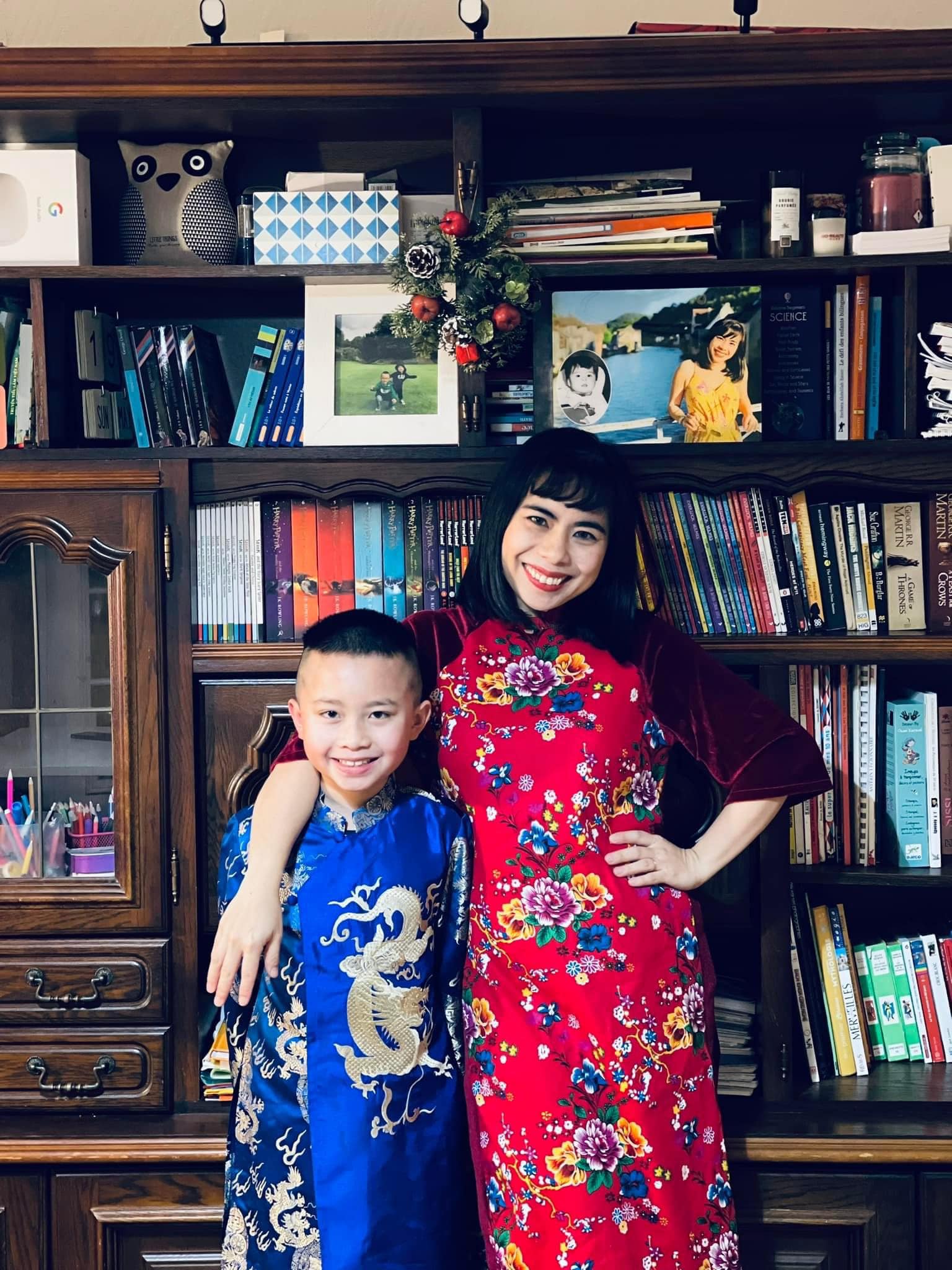 Cậu bé 12 tuổi sống ở Pháp luôn đam mê quảng bá văn hoá Việt: Là người khởi xướng dự án ý nghĩa về áo dài - Ảnh 1.