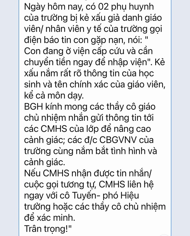 Giám đốc BV Nhi chỉ cách nhận diện thủ đoạn lừa đảo khiến phụ huynh chuyển tiền cho người lạ - Ảnh 1. Giám đốc BV Nhi chỉ cách nhận diện thủ đoạn lừa đảo khiến phụ huynh chuyển tiền cho người lạ - Ảnh 1.